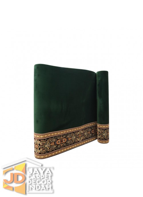 Karpet Sajadah Solomon Asar Green Plain 120x600, 120x1200, 120x1800, 120x2400